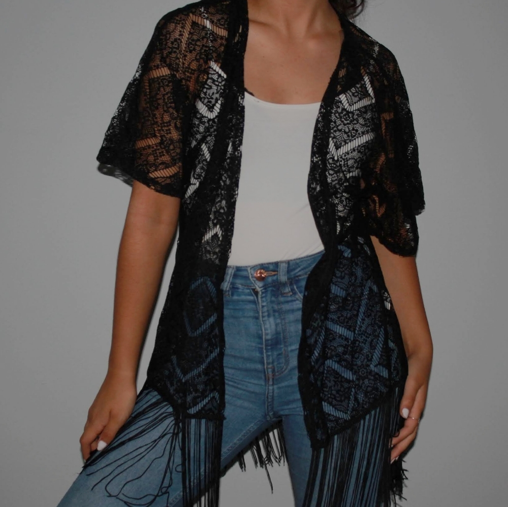 lace cardigan